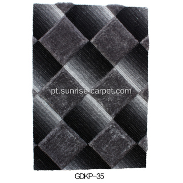 Poliéster Soft and Silk Shaggy 3D &amp; 4D Rug